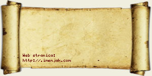 Janko Garašanin vizit kartica